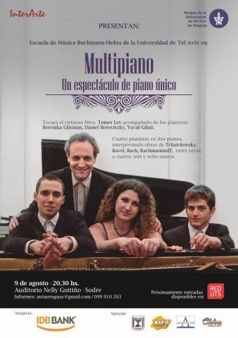 Multipiano Concierto de los pianistas israelíes