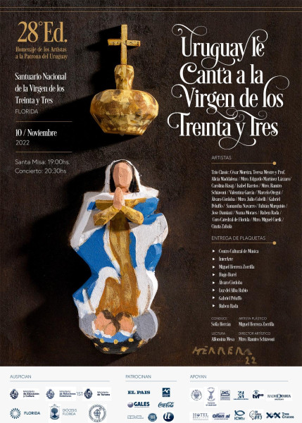 Uruguay le canta a la virgen de los 33
